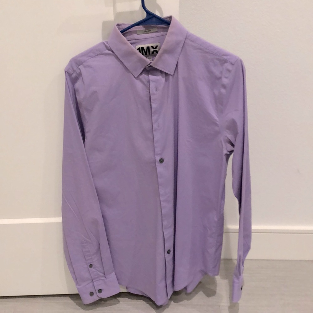 Men’s Express IMX Medium Fitted Dress Shirt
